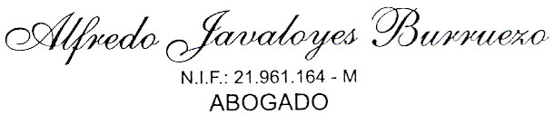 Alfredo Javaloyes Burruezo - Abogado